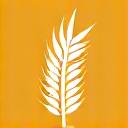 Icon of a single grain stalk with leaves.