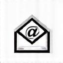 Decorative icon of an email envelope