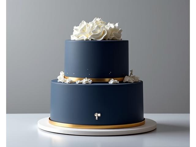 Corporate logo reveal cake