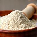 A bowl of finely milled almond flour